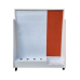 Mobile Whiteboard with Storage and Pin Board 