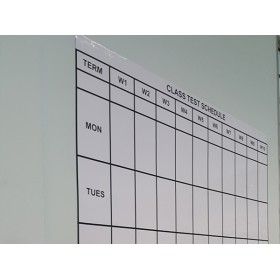 Printed Magnetic Whiteboard