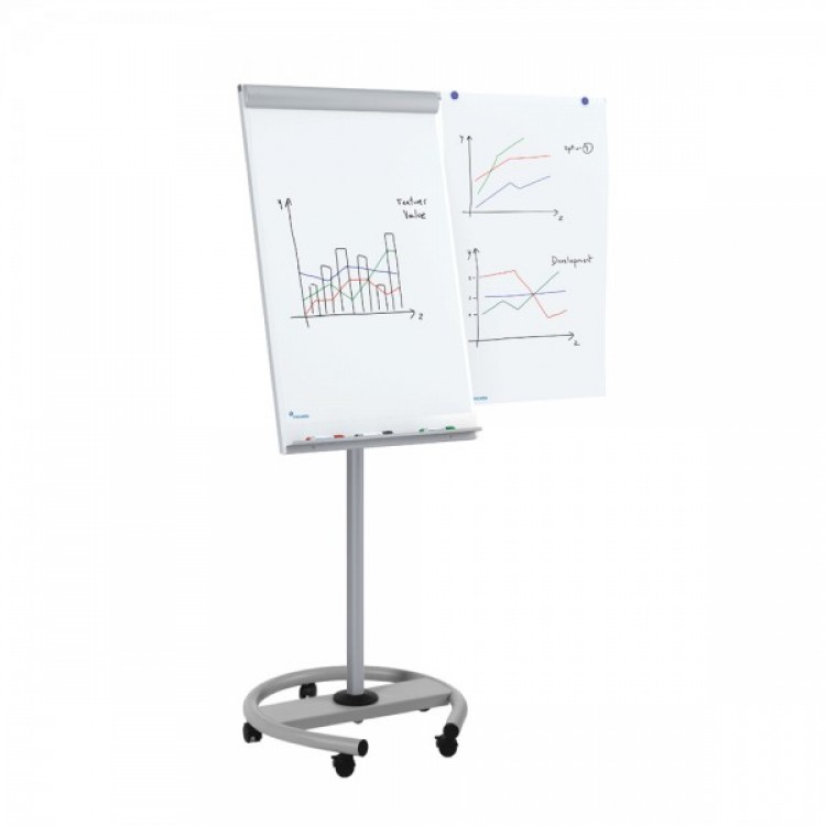 Mobile Adjustable Flipchart Whiteboard