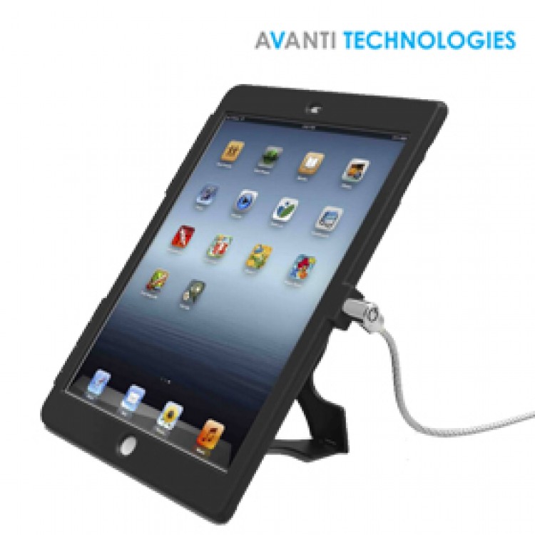 Maclocks iPad 9.7 Lock & Plastic Case Bundle with Key Cable Lock